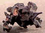 image of Imilac meteorite burnt