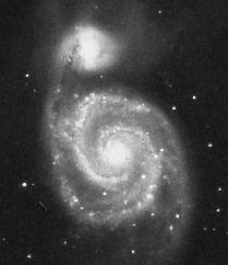image of galaxy M51 taken through a good 'scope