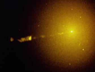 image of galaxy M87's jet