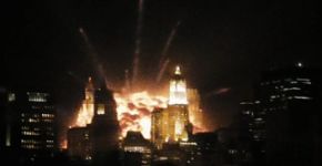 Image of the explosion from Cloverfield