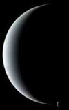 Voyager farewell image of Neptune
