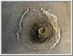 Aerial view of Olympus Mons