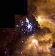 Hubble image of NGC 3603