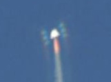 Image of SpaceShipOne on the way up